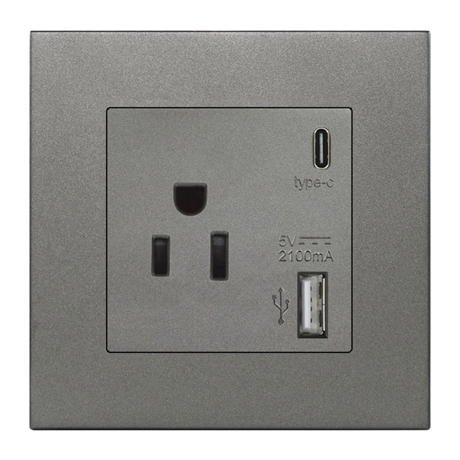 for American 16A USB+typec socket American standard power switch