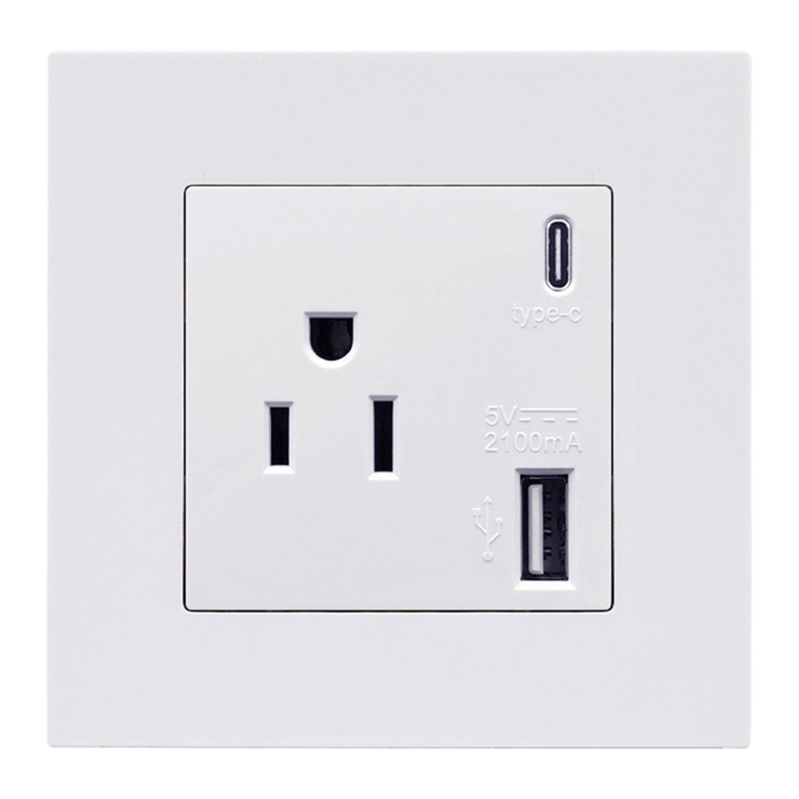 For American 16A Usb+TypeC Socket American Standard Power Switch Socket