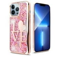 thumbnail image 1 of for Apple iPhone 13 PRO 6.1 inch Liquid Glitter Phone Case Shock Proof Edges Hybrid Hard Back Slim Bumper Cover, 1 of 4