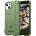 thumbnail image 1 of for Apple iPhone 15 Plus Case for Man, Heavy Duty Shockproof Phone Case Support Wireless Charging Cover for iPhone 15 Plus HD Green, 1 of 16