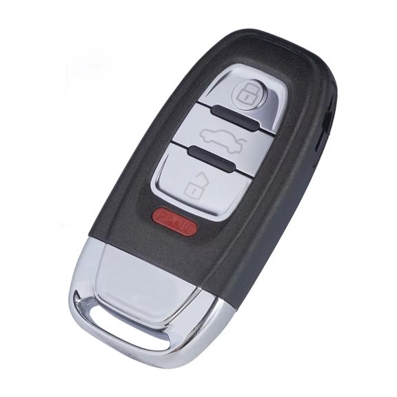 for Audi A4l A3 A4 A5 A6 A8 Quattro Q5 Q7 A6 A8 Remote Key Shell Case HU66 Fob Replacement Car Smart Key Shell 4Buttons