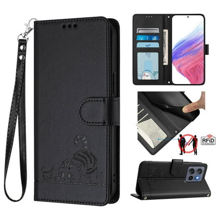 for BLU G53 Phone Case Wallet protective case leather Cover with magnetic closed credit card slot shockproof protection phone case
