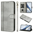 thumbnail image 1 of for BLU View 5 Pro Wallet Case, Leather Multiple Card Stand Business Protective Phone Cover, 1 of 9