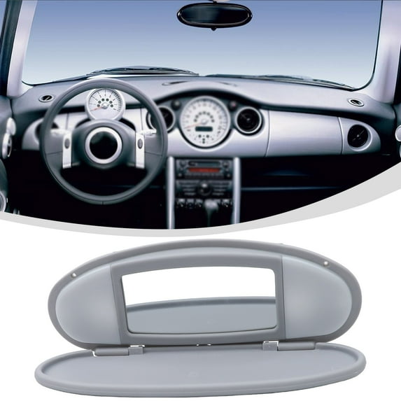for BMW Mini R55 R56 R60 2007 2008 2009-2014 Gray Sun Visor Vanity Mirror Cover