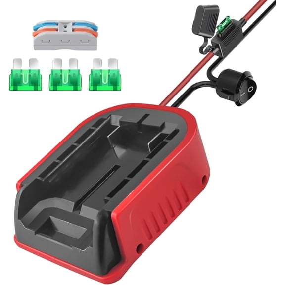 for Bauer 20V Battery Adapter,for Power Wheels Adaptor,DIY Converter for Bauer 20V Battery Power Station,Battery Conversion Kit with Switch
