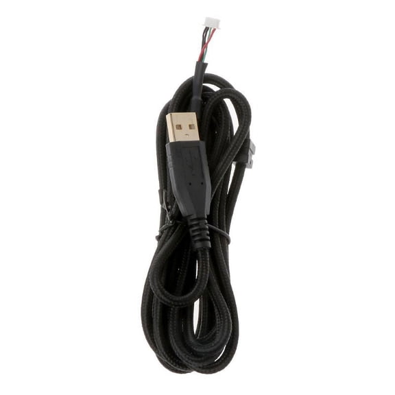 Gold Plated Durable Nylon Braided Line USB Mouse Cable Replacement Wire for BlackWidow Chroma Mouse