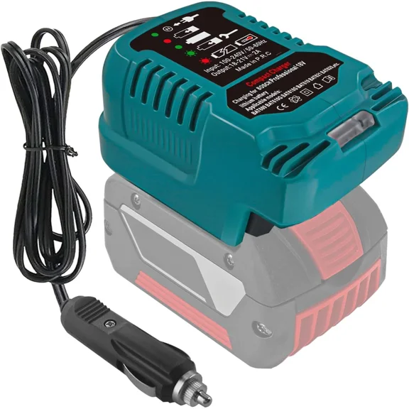 for Bosch 18V Battery Car Charger Portable Mini Fast Charger Cigarette Lighter