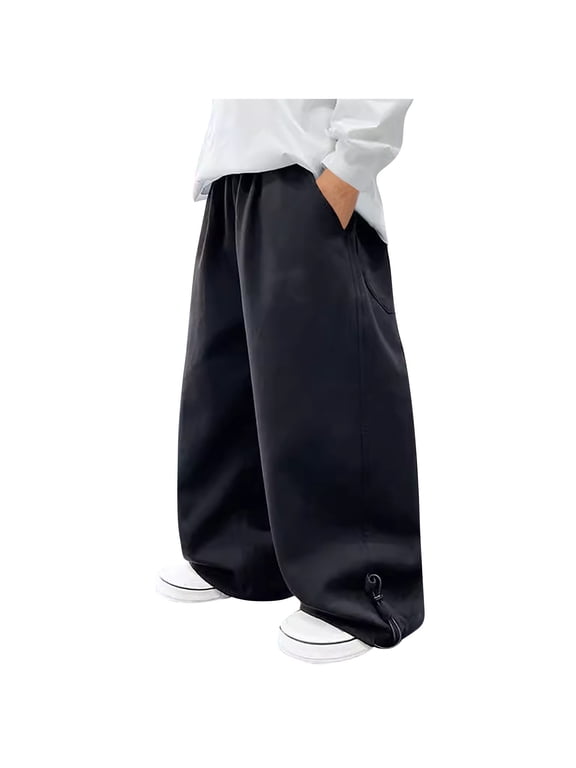for Boys Fall Summer Loose Fit Work Out Gym Brunch Flare Bell Bottom Pants Sweat Pants Boys 2026