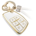 thumbnail image 1 of for Buick Key Fob Cover with Fashionable Zirconia Wristlet KeyChain, Enchanting Diamond Patterns Soft Case for Avenir Denali Sierra (6 Buttons), 1 of 7