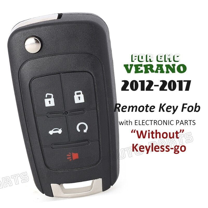 for Buick Verano 2012 2013 2014 2015 2016 2017 Flip Remote Key Fob