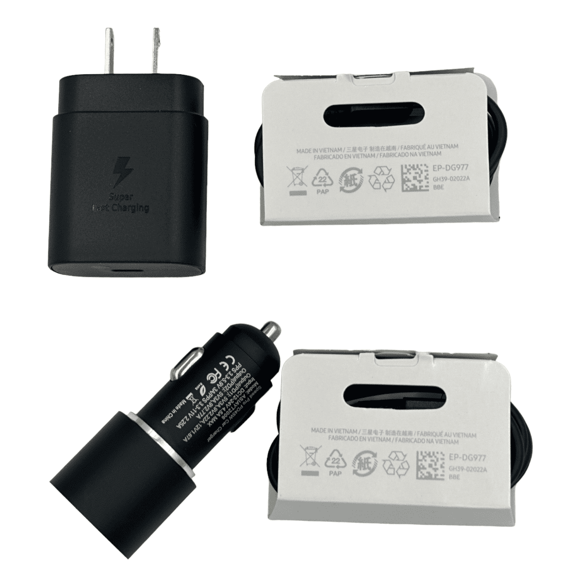 for CAT S22 Flip ,Super Fast Charger Type C Kit,25W PD USB C Wall/Car Charger - Black