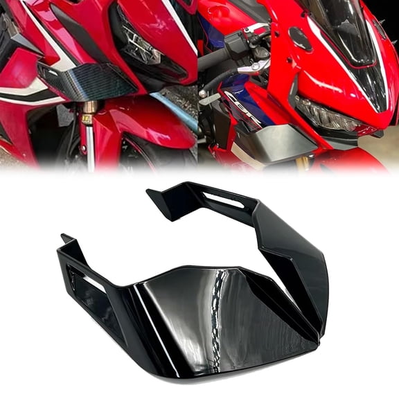for CBR650R CBR600RR CBR1000RR-R CBR1000RR Accessories Motorcycle Winglet Aerodynamic Wing Kit Fixed Side Wing Spoiler Fairing (Carbon Fiber)