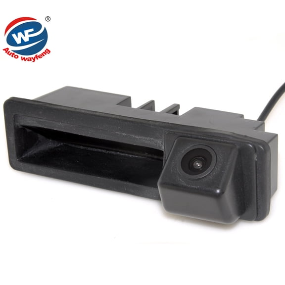 for CCD CCD audi trunk handle switch camera wire wireless for Audi A6L/Q7/A4/A3 A8L Car Rear view camera Car Monitor Night