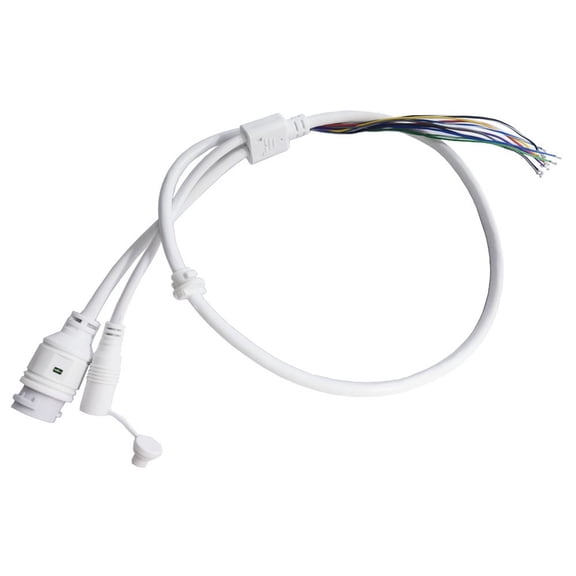 for CCTV for POE for IP network Camera PCB Module video power cable 70cm white