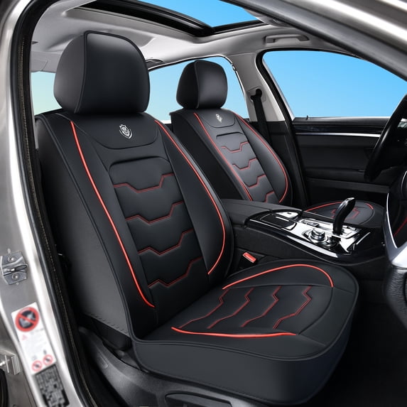 for CHEVROLET TRAX 2024-2026 Front Seat Cover Set Faux Leather Stain Resistant Precision Fit Enhanced Comfort