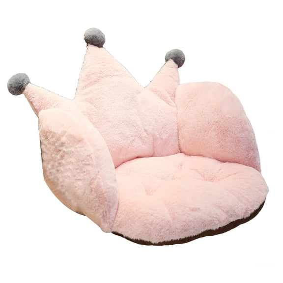 for Cat Winter Bed Solid Color Crown Shaped Pet Plush Pillow Stuffed for Seat Cu