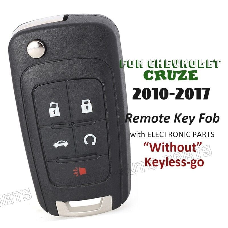 for Chevrolet Cruze 2010 2012 2013 2014 2015 2016 2017 Flip Remote Key Fob