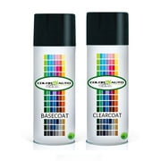 for Chrysler Cirrus 1995 Metallic Red Pearl RRC Base Coat & Clear Coat Aerosol