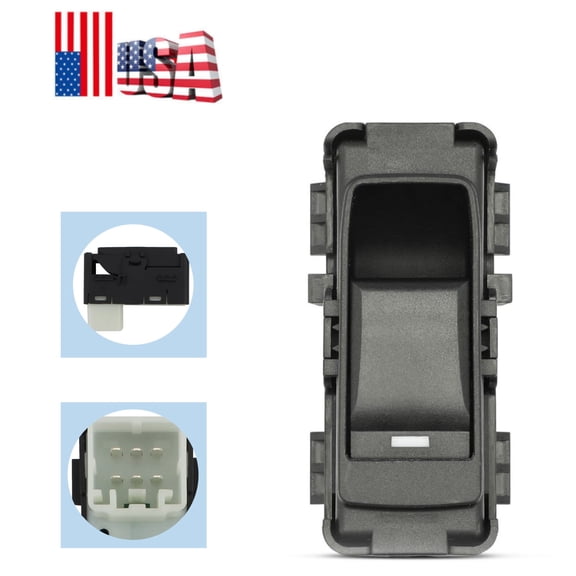 for Chrysler Dodge Jeep Mitsubishi Ram Rear L or R Power Window Switch