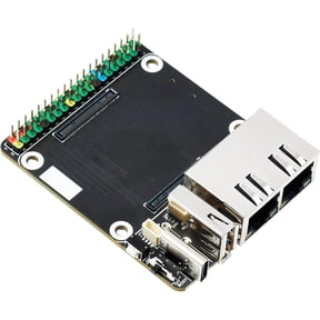 for Compute Module 4, Mini Dual Gigabit Ethernet Base Board Onboard Ethernet USB Rich Interfaces