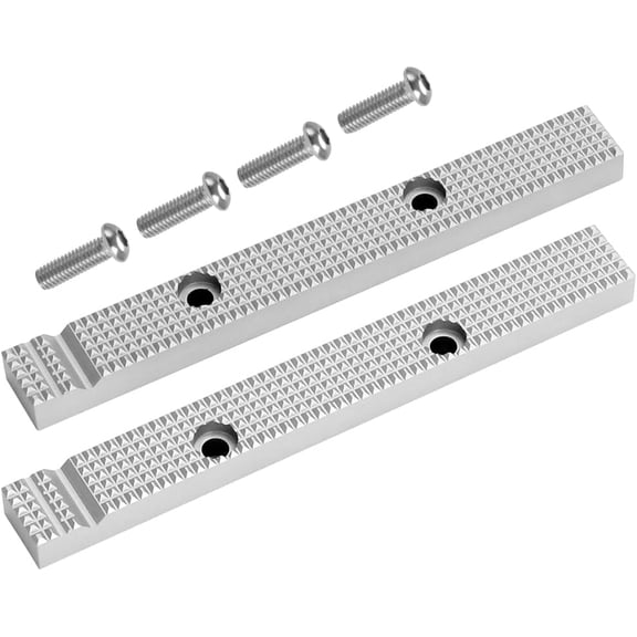 for Craftsman Replacement-bench-vise-jaws for Many Older USA Models 6 1/2" Reversable Gray Vises$$