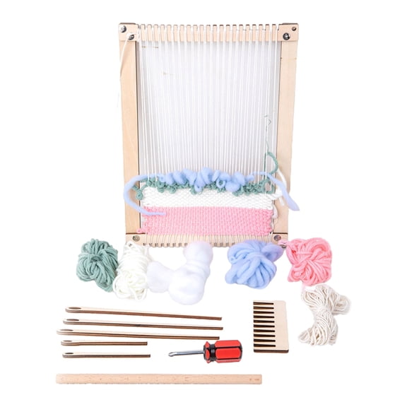 for Creative Fun Crafts Weaving100mKit DIY Tapestry Hand Knitting Machine Easy