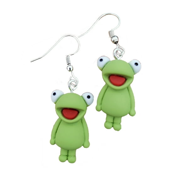 for Creative Funny for Frog Animal Dangle Earrings for Women Best Charm Cartoon Earrings Jewelr