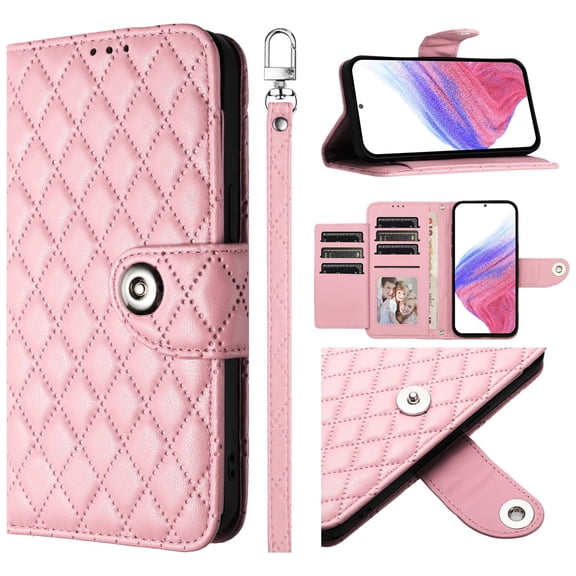 for Cricket Magic 2 5G Phone Case Wallet protective case leather Cover with magnetic closed credit card slot shockproof protection phone case