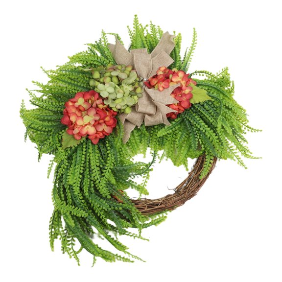 for Cross Border Rural Theme Hydrangea Flower Garland Home Decor Farmhouse Wall