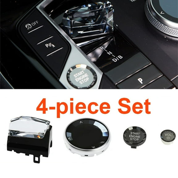 for Crystal Gear Shift Paddles Knob for BMW G05 G20 G12 X6 G06 ix3 G08 2023 2024