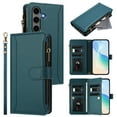 thumbnail image 1 of for Cubot P80 Phone Case Wallet protective case leather Cover with magnetic closed cDark Greenit card slot shockproof protection phone case, 1 of 7