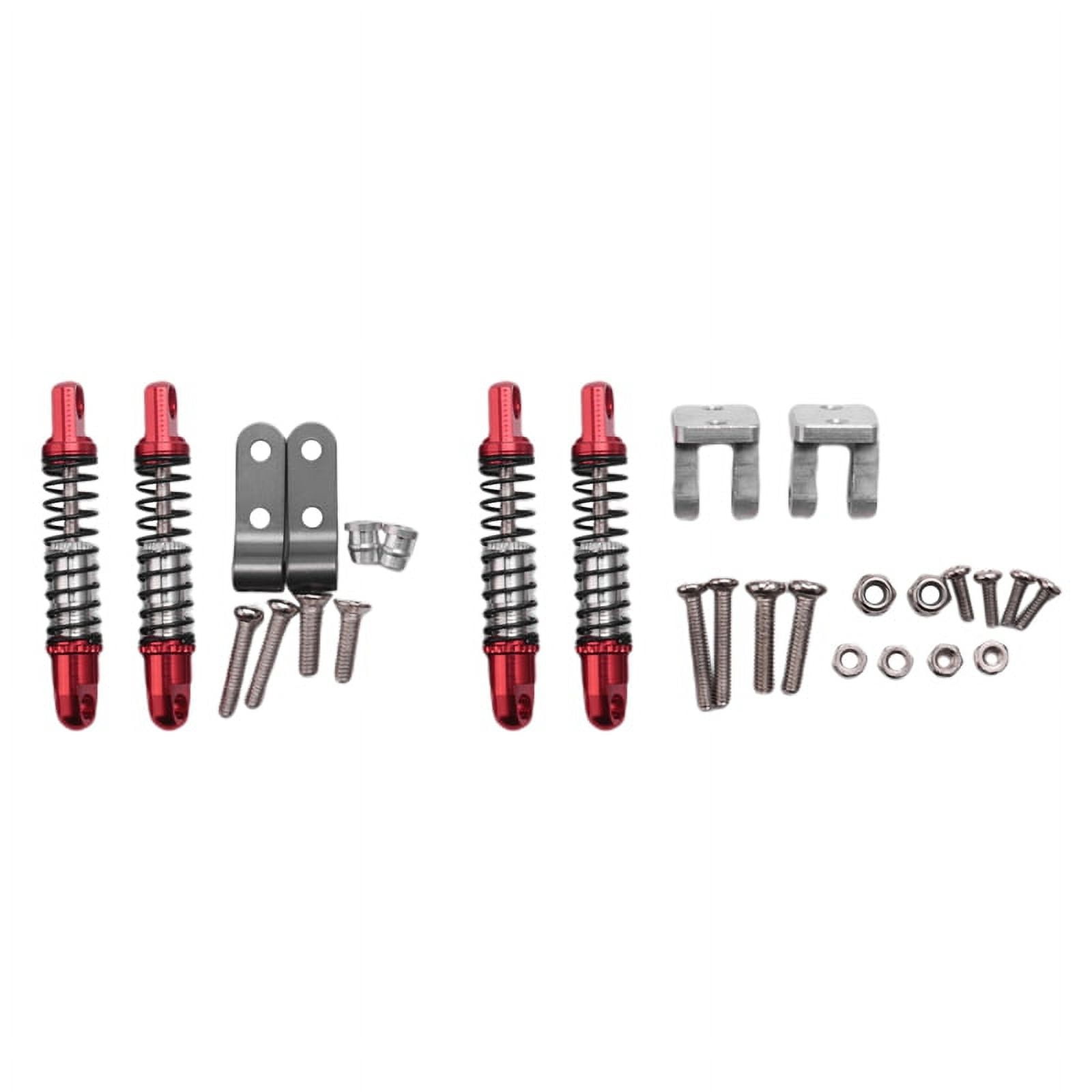 for D12 RC Car Upgrades Parts Metal Front & Rear Shock Absorbers Damper