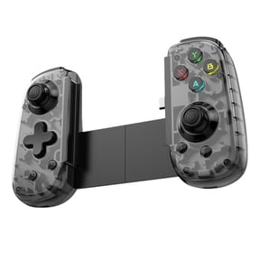 for D6mini Stretchable Mobile Game Controller, Wired & Bluetooth Dual-Mode Gamepad with Hall Effect Joystick, Foldable Type-C Port, Android/iOS/PC