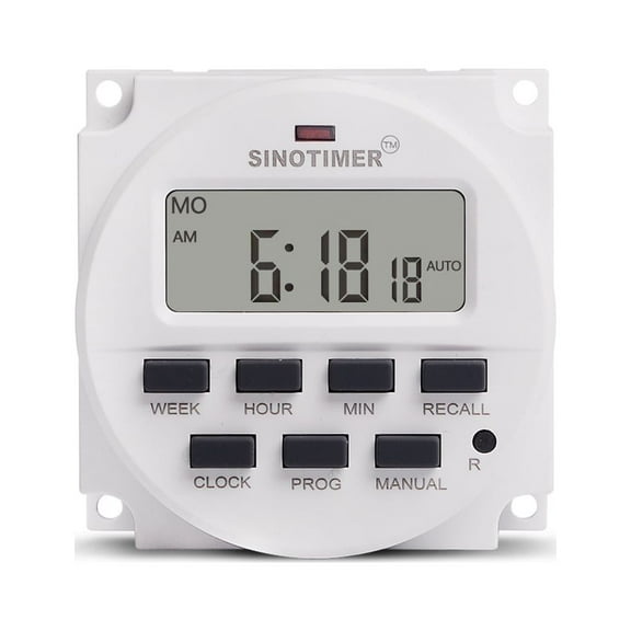 for DC 12V AC LCD 7 Days Programmable Timer Switch Countdown for Time for Time R