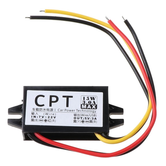 for DC/for DC Converter Regulator 12V To 5V 3A 15W Car LED Display Power Supply