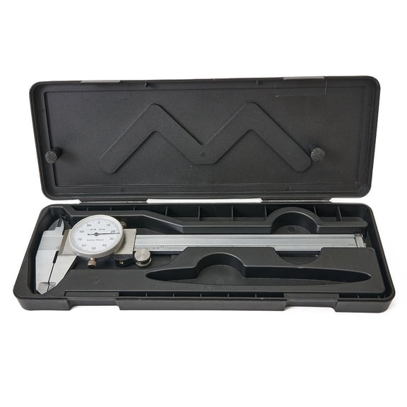 for DIAL Caliper 6 Inch 0.001" Accuracy, Stainless Steel 4-Way Measurement Tool with Shock Proof Design for Inside Outside Depth Step Gauge