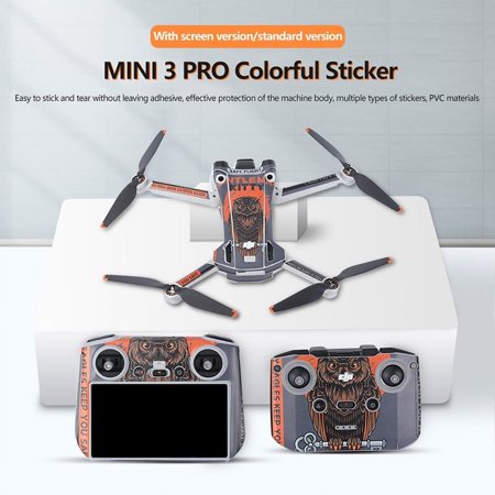 for DJI MINI 3 PRO PVC Sticker Drone Body Remote Control Skin Stickers Film