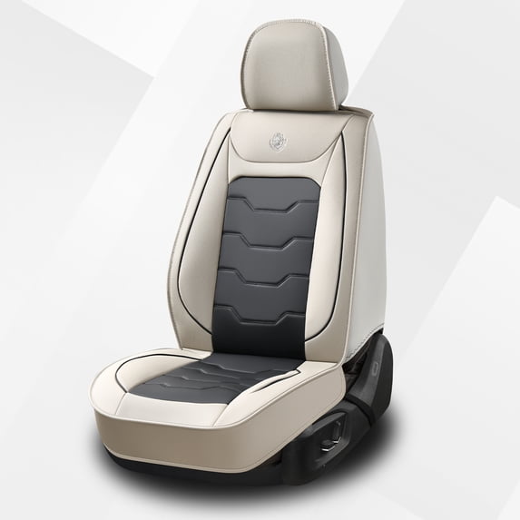 for DODGE GRAND CARAVAN 2004-2020 Front Seat Cover Soft Leather Upholstery Protection Tailored Fit Comfort Fit