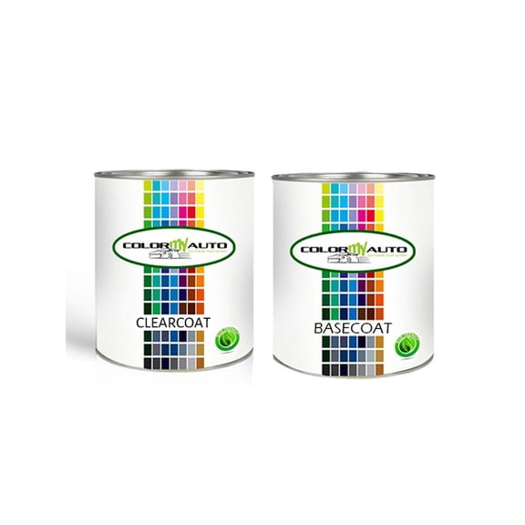 for Dodge Sprinter 2004-10 CALCITE YELLOW P03 Quart Base Coat & Quart Clear Coat