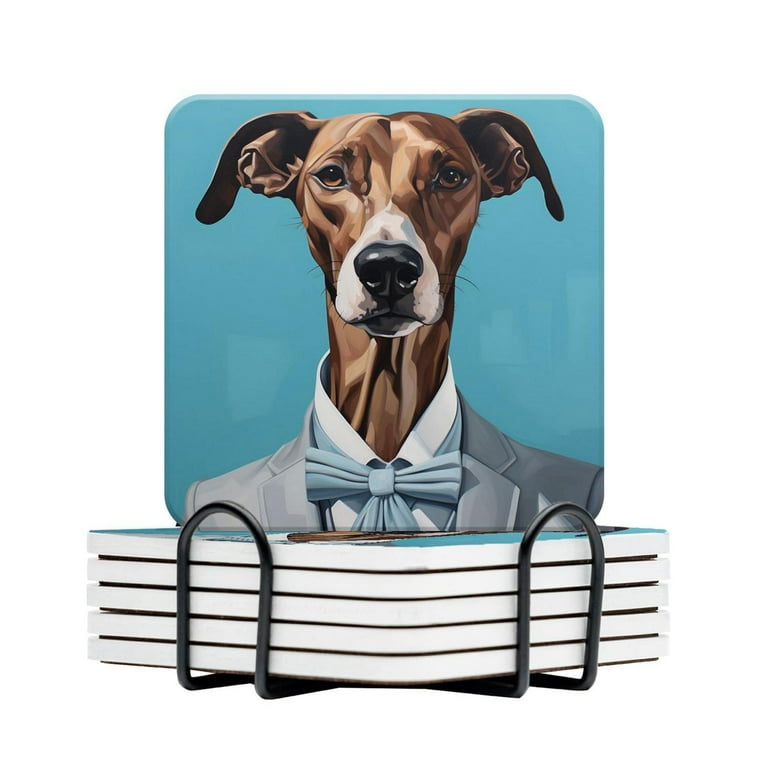 Ceramic dog coasters outlet