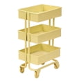 thumbnail image 1 of for Doll Furniture Iron 3 Trolley Storage Rack for Doll House Kitchen Furniture with Wheels Acce, 1 of 6