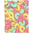 thumbnail image 1 of for Donut Blanket Donut Flannel Fleece Blanket for Adult Kids Donut Throw Blanket Soft Cozy Lightweight Food Blanket Gift for Donut Lovers, 80"x60", 1 of 6
