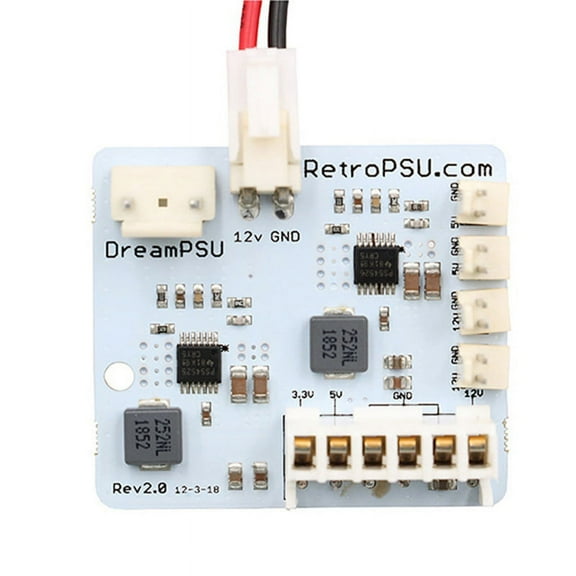 for Dreamcast Game Console Dreampsu Power Board 12V,1 x Power Board,White