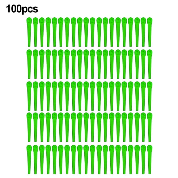 for Durable 100Pcs Plastic Trimmer Blades for Flymo - High Cutting