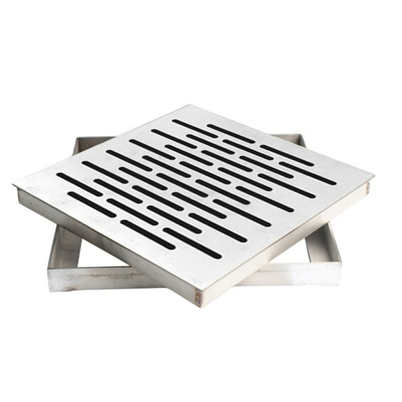 for Durable Stainless Steel Drain Cover: Slip-Resistant & Fast-Drain Design!
