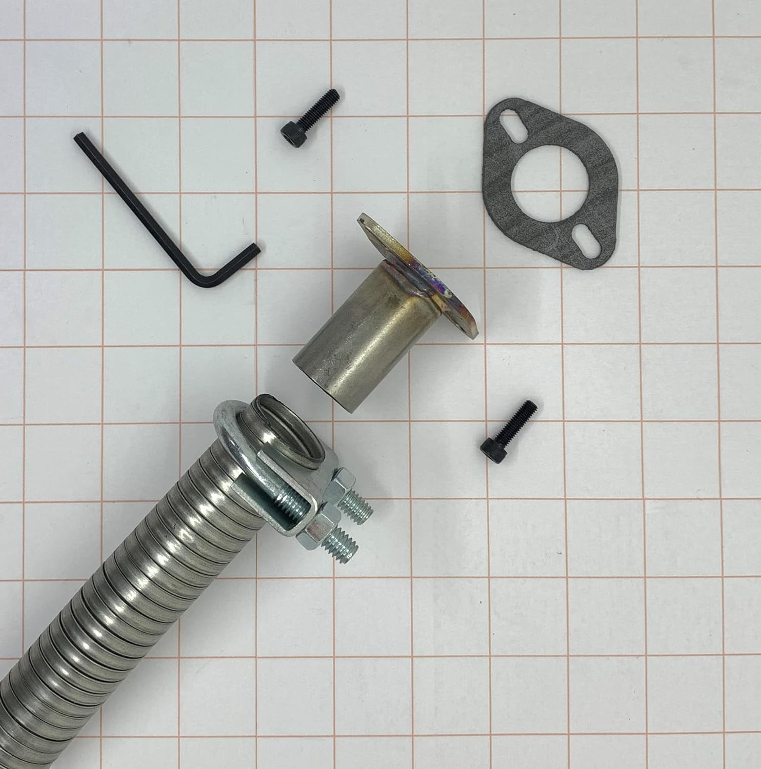 for Firman Generator with 68 Spark arrestor Cover Plate 1" Exhaust