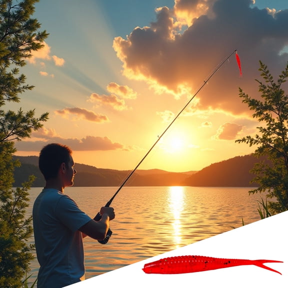 for Fishing Tail Swimbaits 27 Inch Two Tone Swim 10/20 Pcs Soft Fishing Attractants with Tiny Tails