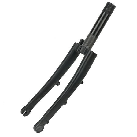 for Folding Bike Front Fork 74mm Carbon Fiber Fork for Brompton Bike Extinction Black