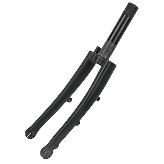 for Folding Bike Front Fork 74mm Carbon Fiber Fork for Brompton Bike Extinction Black