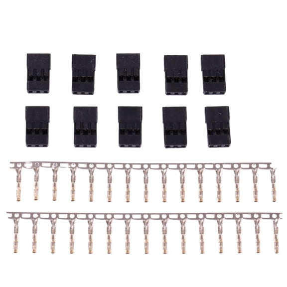 for Futaba Servo Receiver Connectors Plugs for Various Servo Devices Pin Hardware Included 10/20pairs